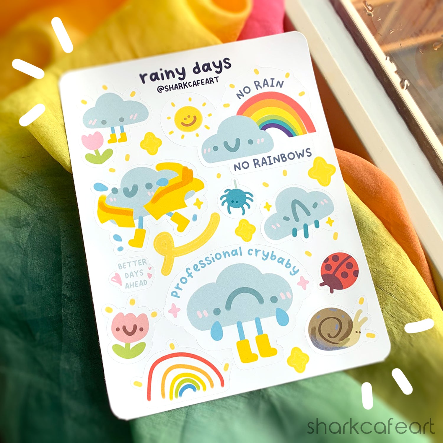 Rainy Days V Lyrics | Sticker